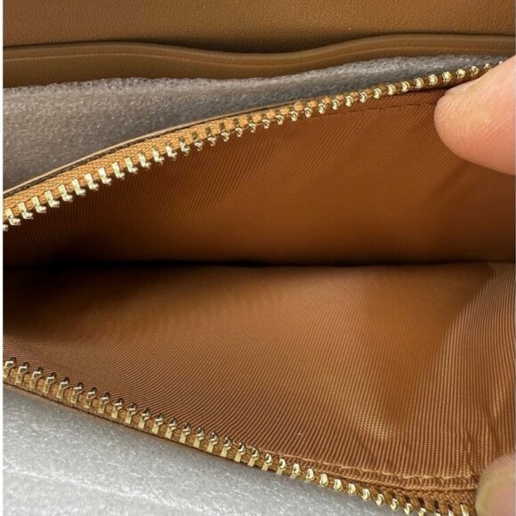 Coach X Peanuts Long Zip Around Wallet In Signature Canvas W/ Varsity Patches - Picture 5 of 8